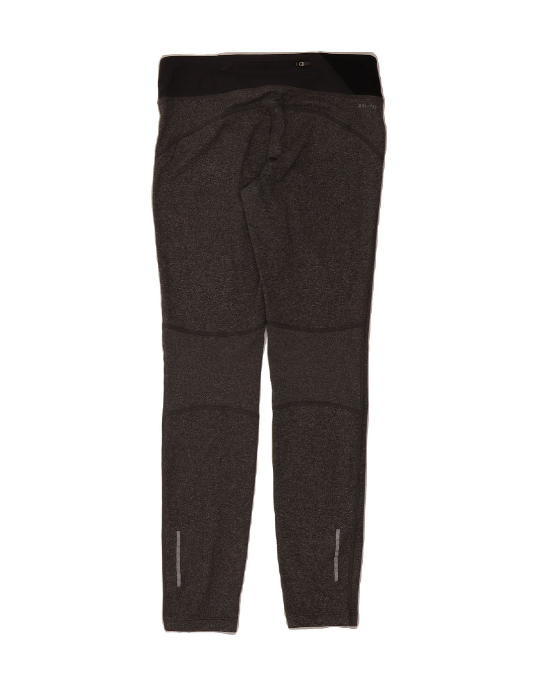 NIKE Womens Dri Fit Leggings UK 12 Medium  Grey Polyester Vintage Nike and Second-Hand Nike from Messina Hembry 