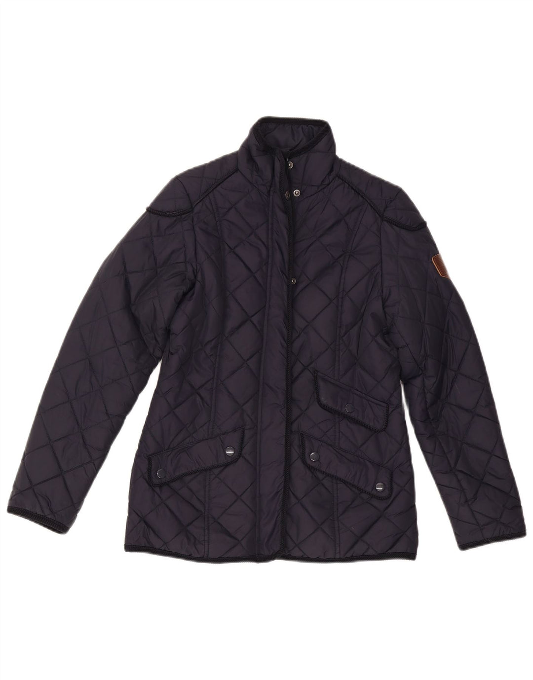Puffa Damen Steppjacke UK 6 XS Marineblau Polyamid