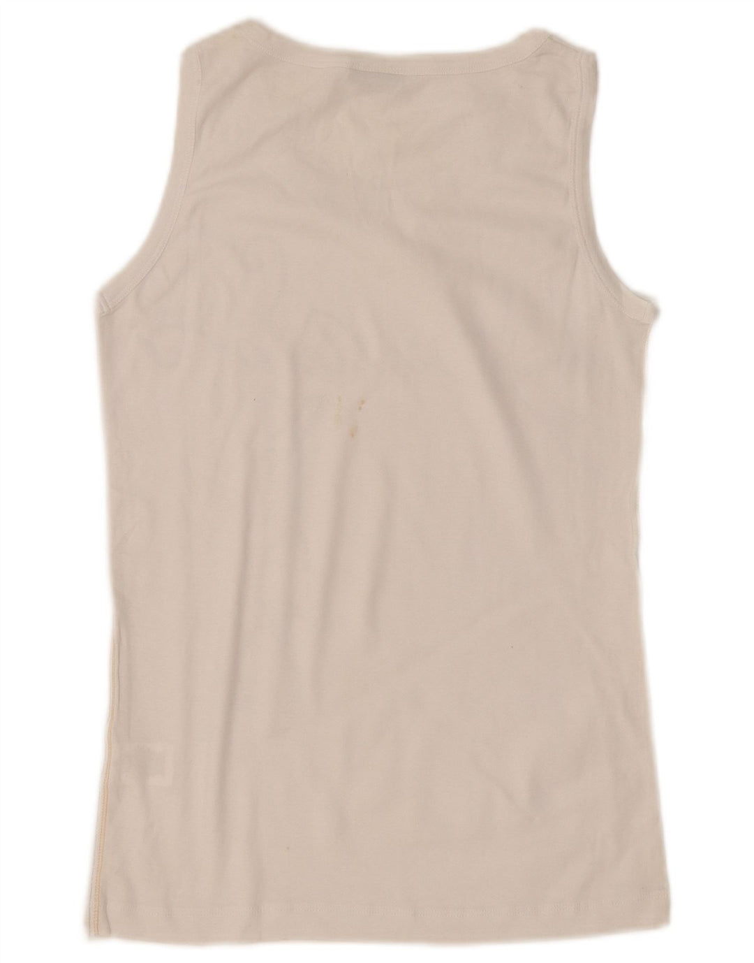 Diadora Damen Grafik-Trägershirt UK 12 Mittelweiße Baumwolle