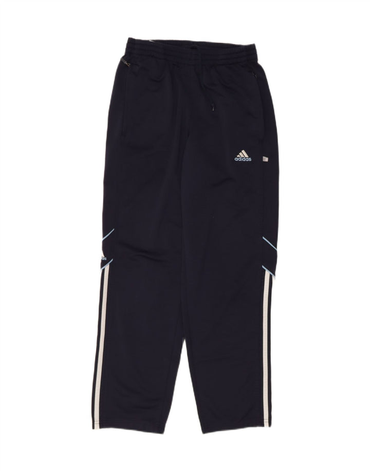 ADIDAS Boys Tracksuit Trousers 15-16 Years  Navy Blue Polyester Vintage Adidas and Second-Hand Adidas from Messina Hembry 