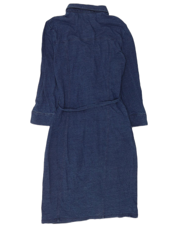Boden Γυναικείο πουκάμισο με 3/4 μανίκια UK 6 XS Navy Blue Cotton