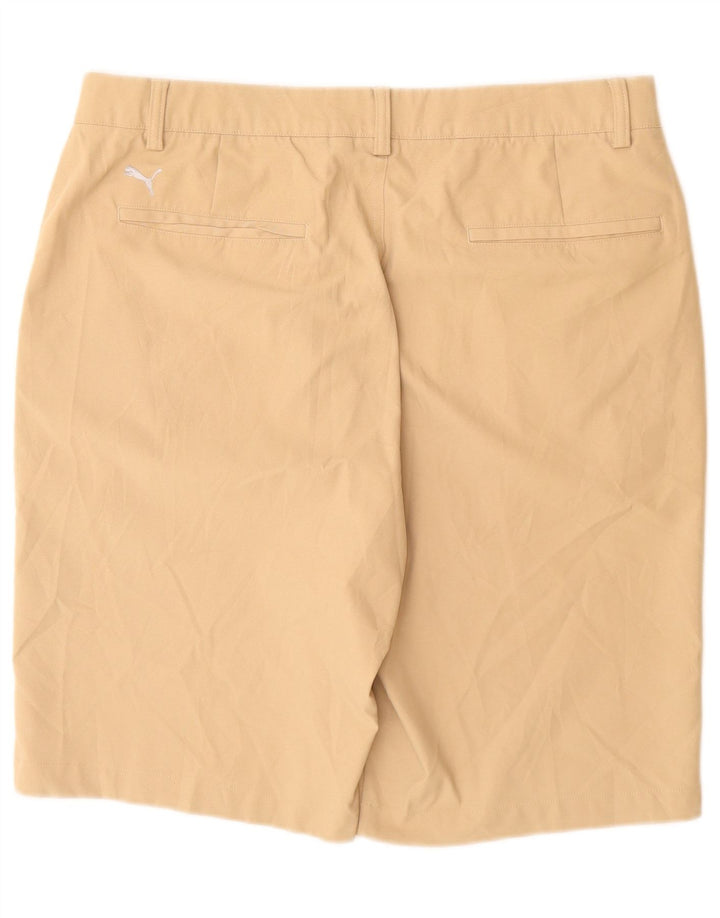 Pantaloni scurti chino PUMA pentru bărbați W36 Poliester bej mare