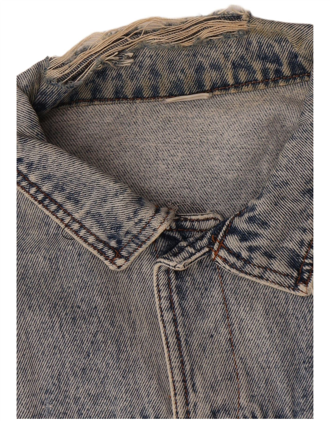 Vintage Herren Jeansjacke UK 38 Mittelblaue Baumwolle
