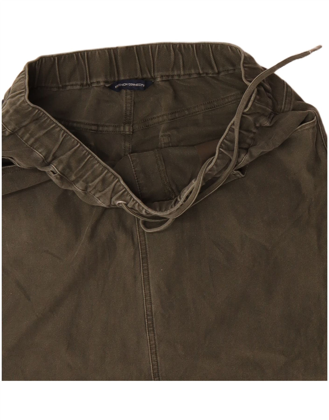 French Connection Damen Minirock W30 Medium Khaki Baumwolle