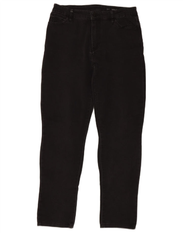 Armani Exchange Womens J45 Slim Jeans W30 L28 Black Cotton