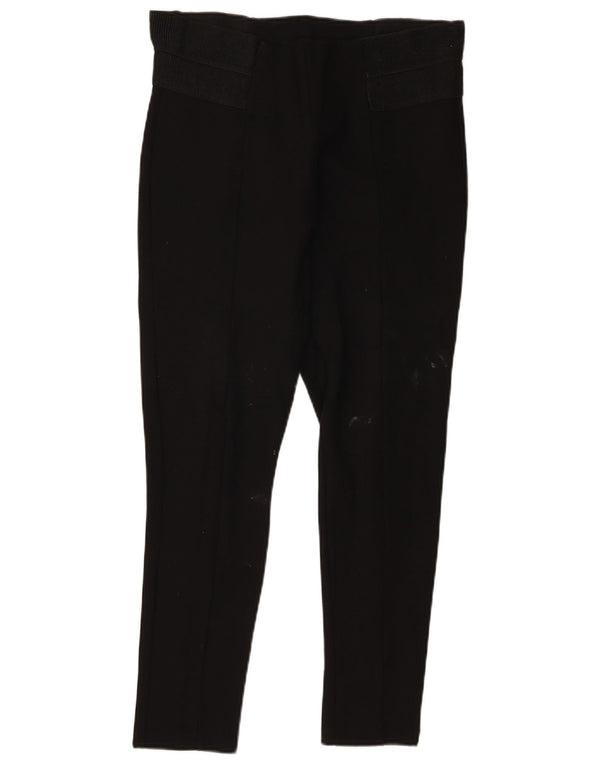 Zara Damen Leggings UK 14 Large Schwarz Viskose