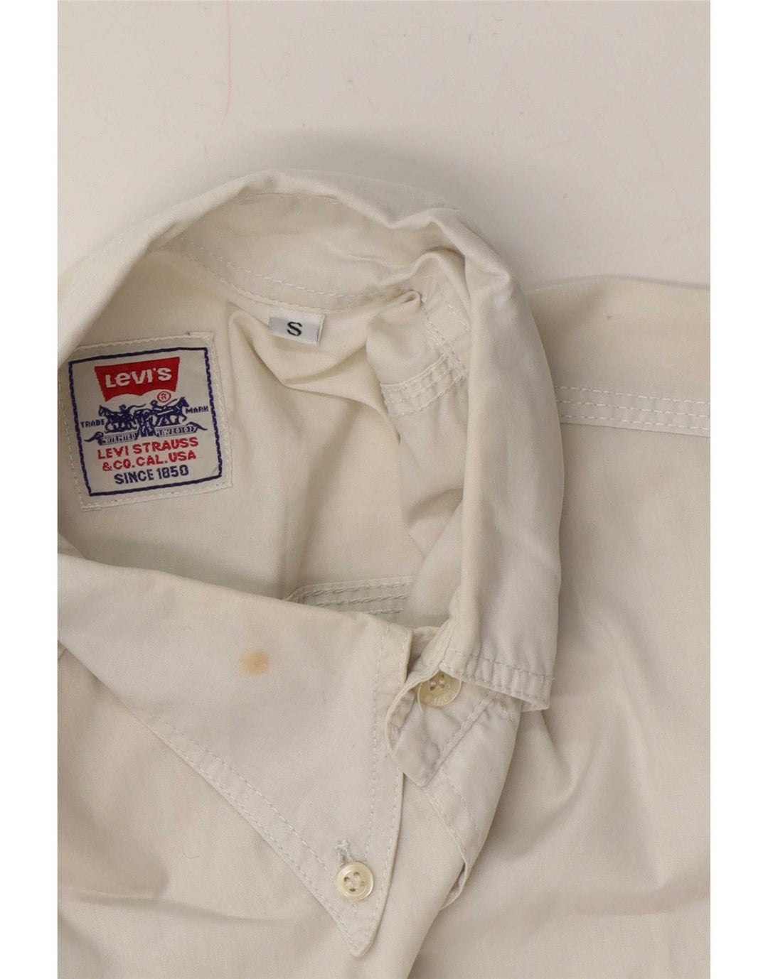 Camisa masculina Levi's pequena branca