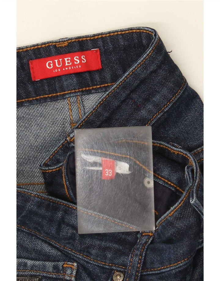 Guess Mens Super Skinny Jeans W33 L32 Blue