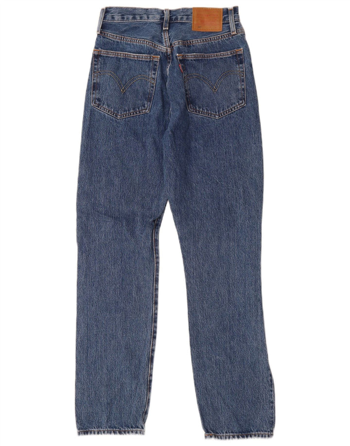Levi's Damen 501 Straight Jeans W30 L26 Blau