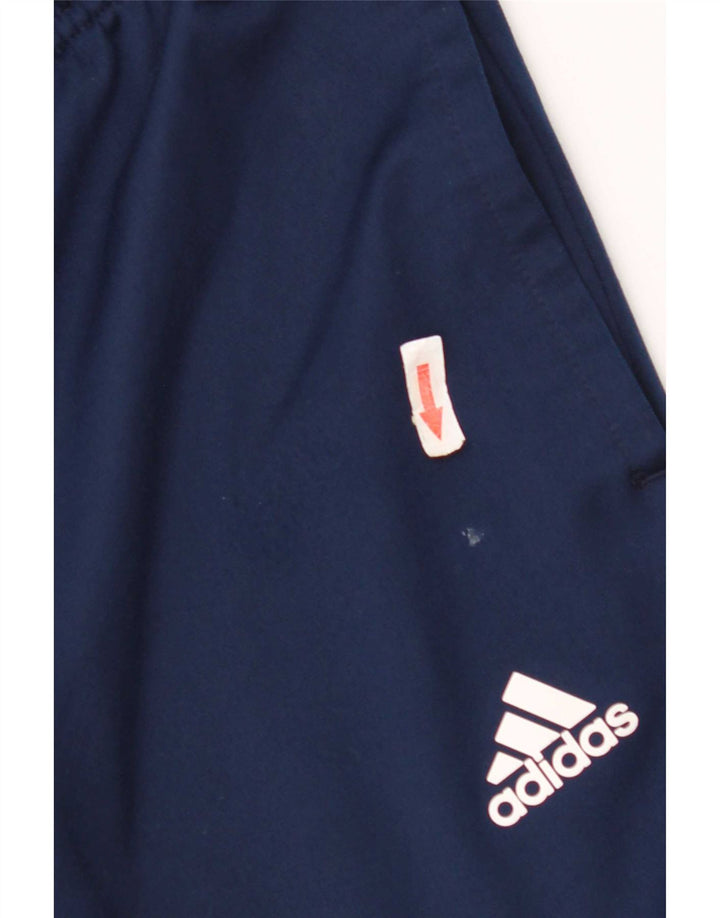 Adidas Mens Tracksuit Trousers UK 44/46 Large Navy Blue Polyester
