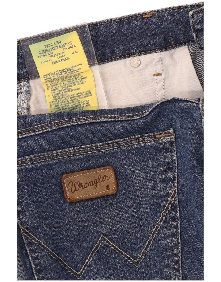 Женские джинсы Wrangler Curvy Bootcut W32 L30 синие, хлопок