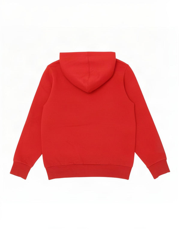 Levi's - Jersey con capucha para niños, 11-12 años, algodón rojo