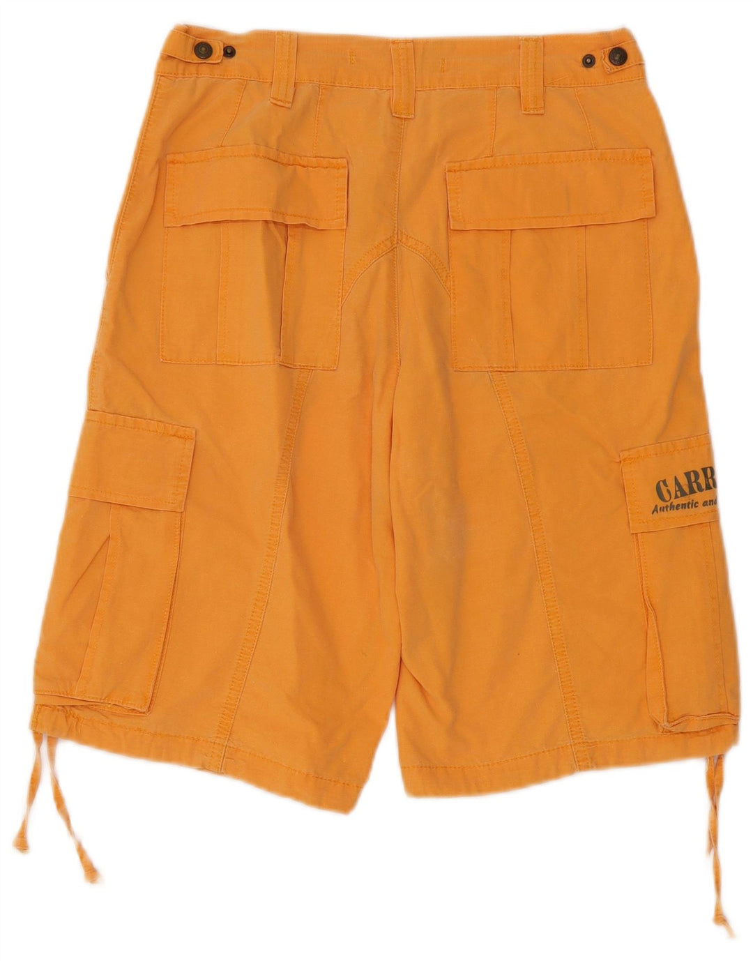 Carrera Mens Cargo Shorts W29 Pequeño Algodón Naranja