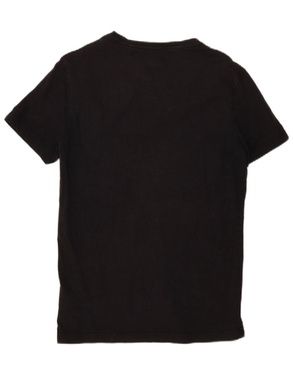T-shirt da uomo Tommy Hilfiger Top in cotone nero medio