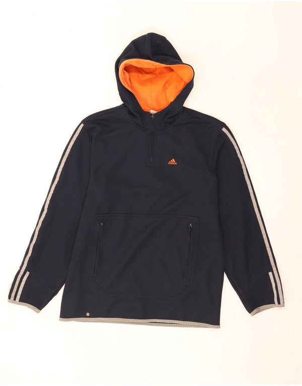 Adidas Mens Hoodie Jumper XS Navy Blue Sports