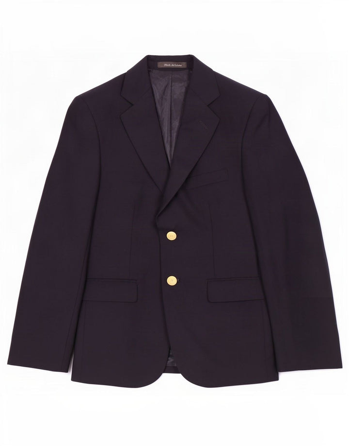 Jaqueta Blazer de 2 botões Chaps Boys 11-12 anos azul marinho poliéster