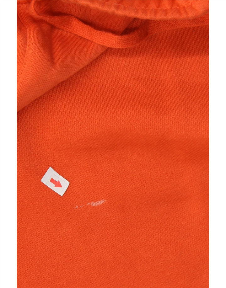 Puma Mens Graphic Sport Shorts Medium  Orange Cotton
