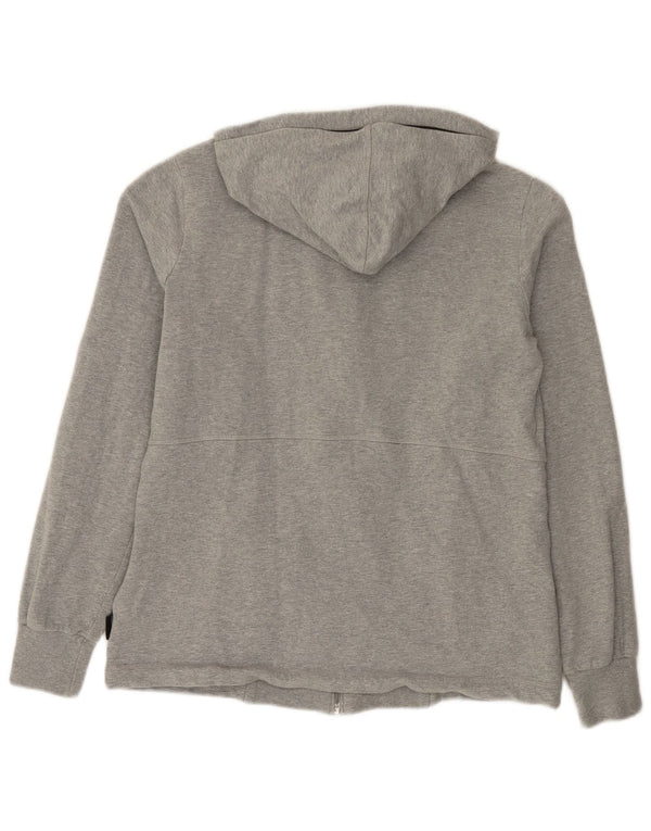 Champion Womens Heritage Graphic Zip Hoodie Sweater UK 18 XL Grey