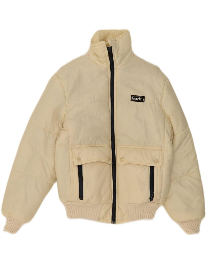 RADICI Womens Padded Jacket EU 44 XL Beige Polyamide