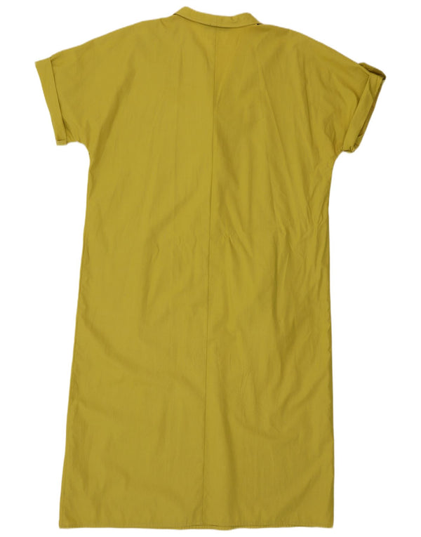 Marina Rinaldi Womens Loose Fit Pullover Shirt Dress Size 25 Large Yellow