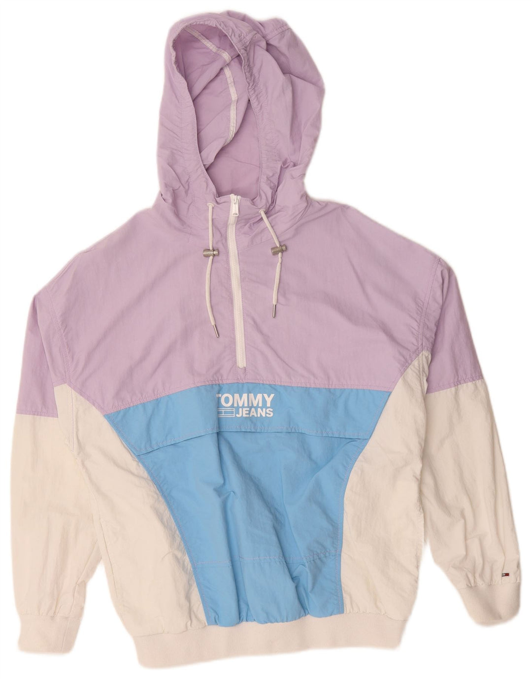 Tommy Hilfiger Mens Graphic Anorak Jacket UK 10 Small Multicoloured