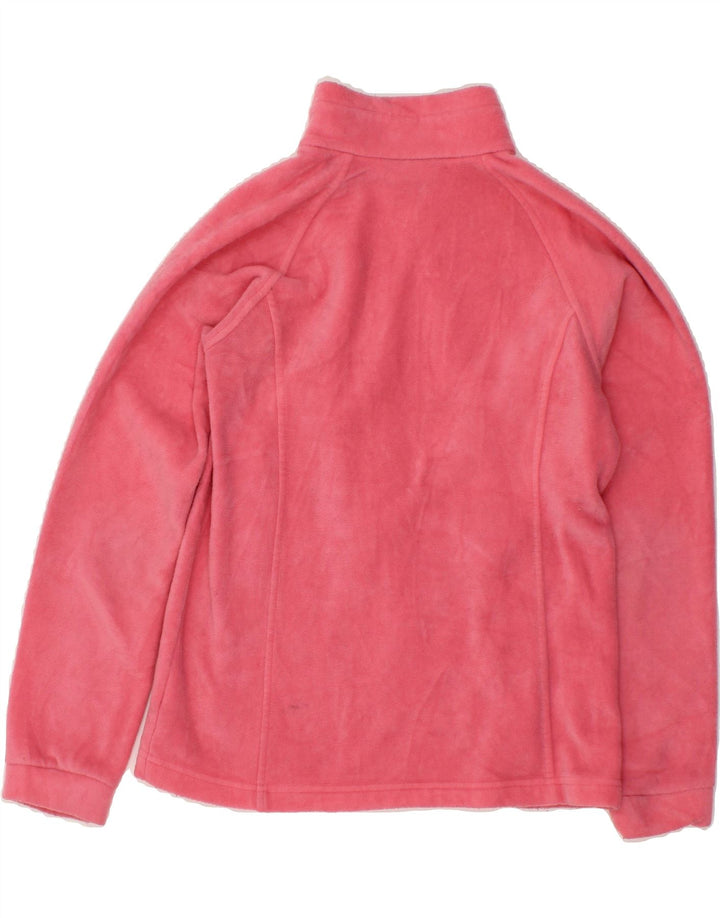 COLUMBIA Womens Fleece Jacket UK 14/16 Large Pink Polyester Vintage Columbia and Second-Hand Columbia from Messina Hembry 