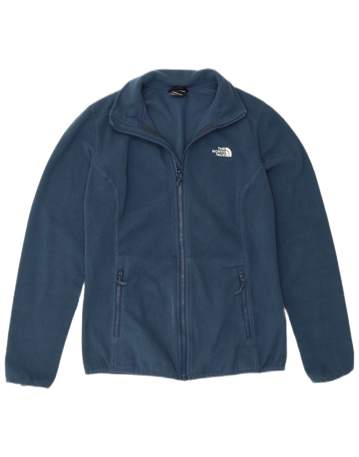 THE NORTH FACE Damen Fleecejacke UK 14 Mittelblaues Polyester