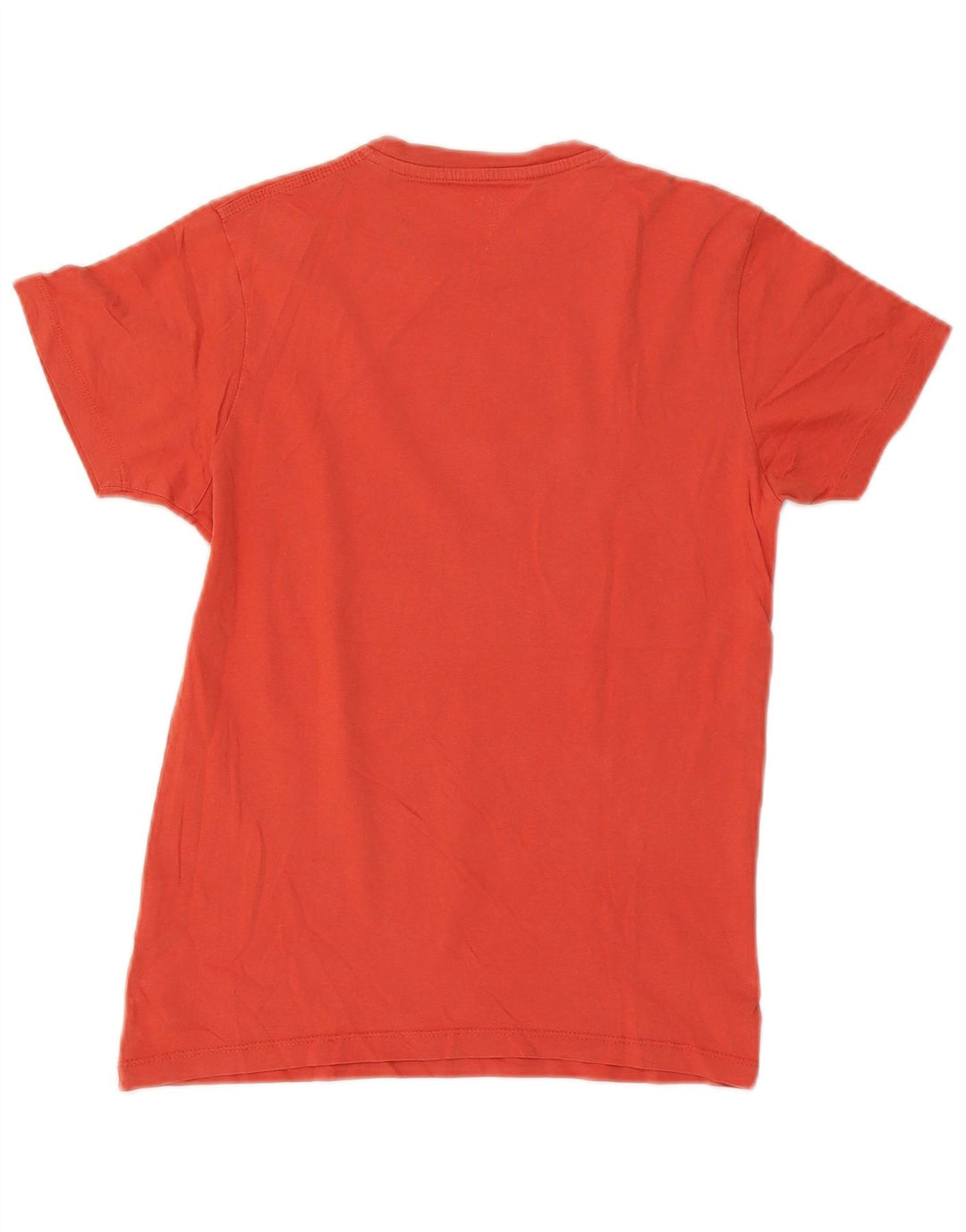 Jack & Jones Mens Graphic T-Shirt Top Small Red Cotton