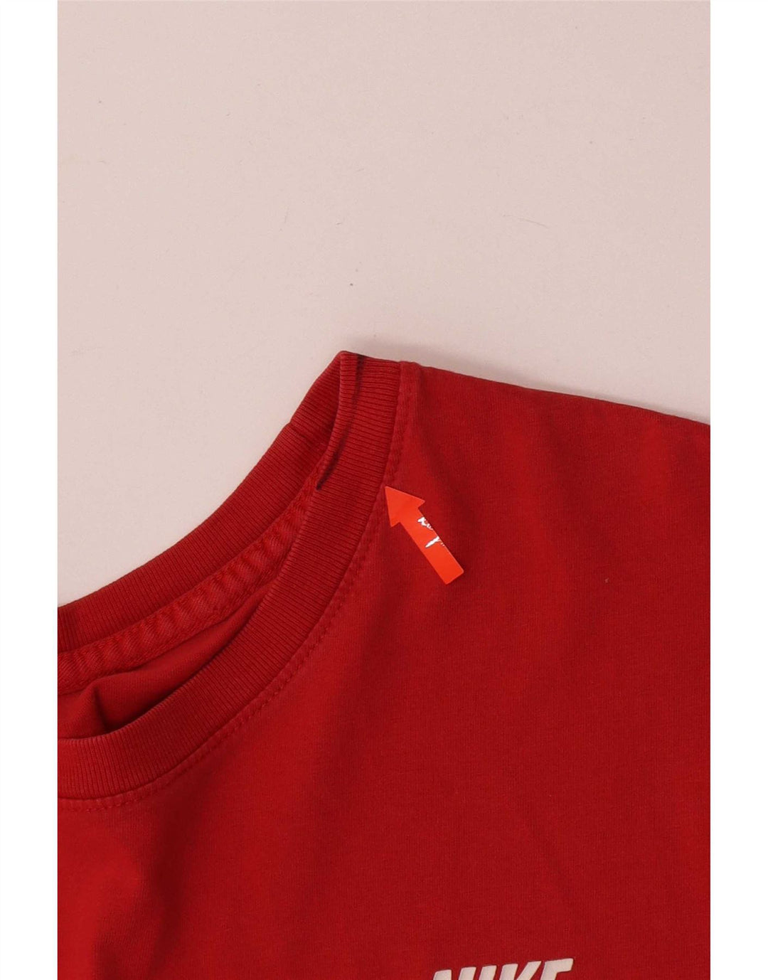 Nike T-shirt graphique pour homme en coton rouge Taille L