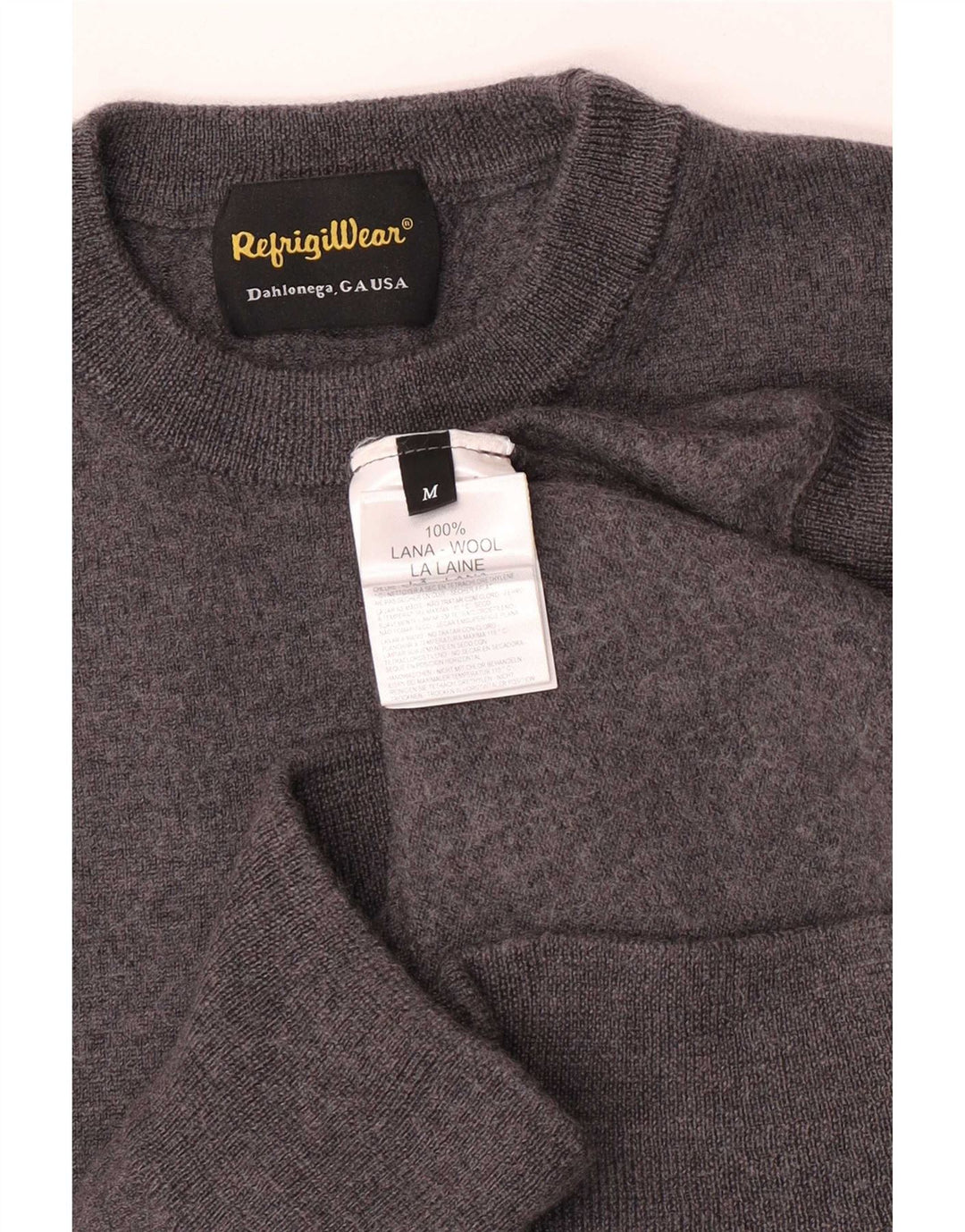 Refrigiwear drenge sweater med rund hals 11-12 år mellemgrå uld