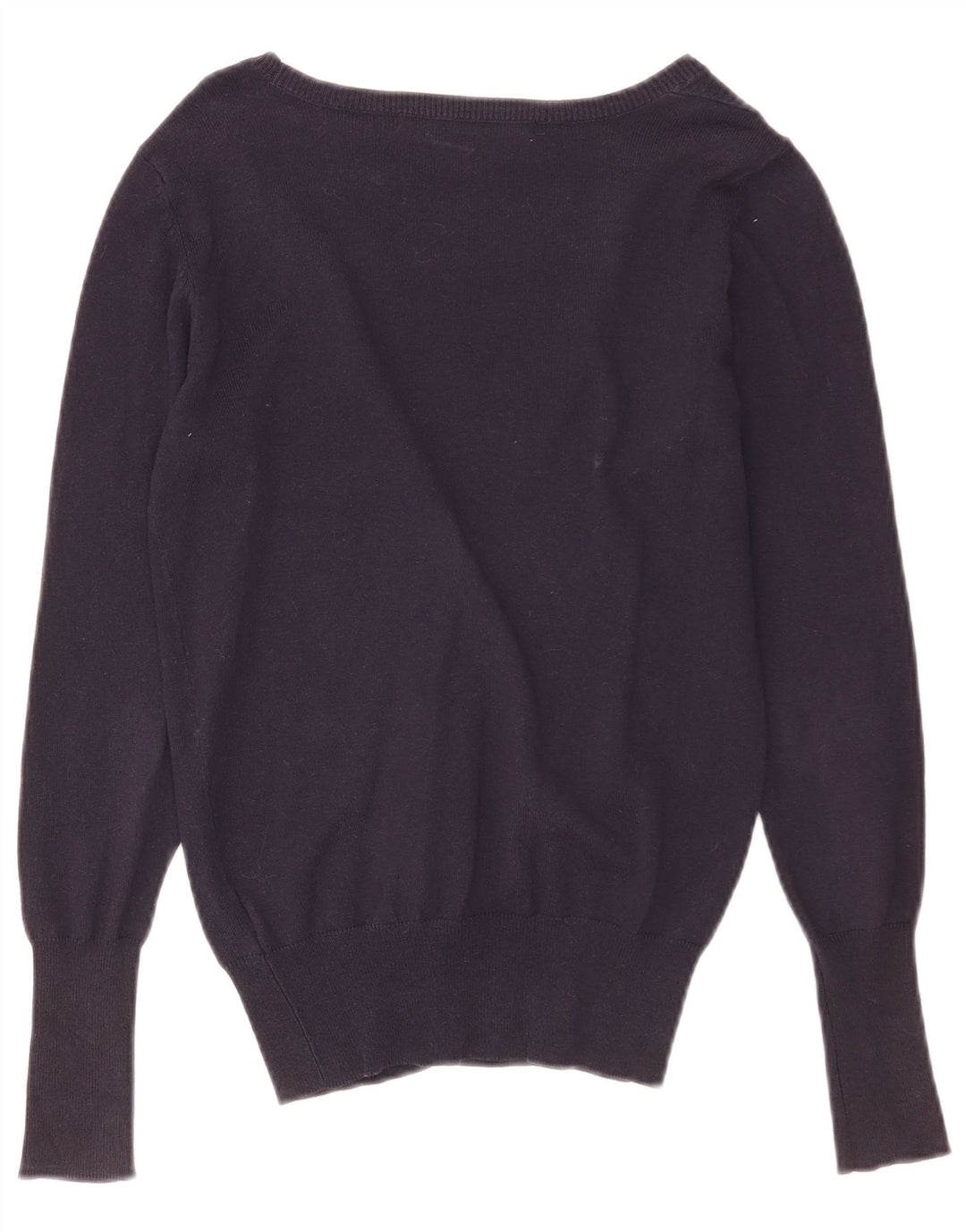 Zara Womens Cardigan Sweater UK 10 Small Navy Blue