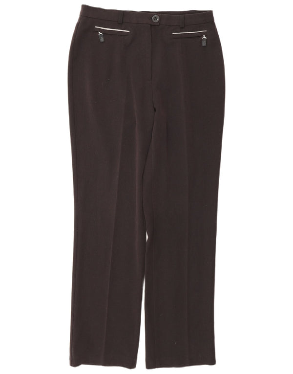 Marks & Spencer Lige fritidsbukser til kvinder UK 12 Medium W30 L29 Sort