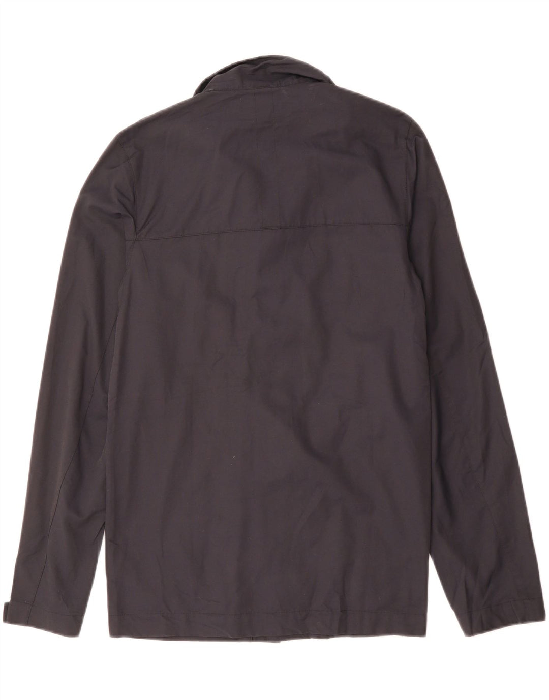 NIKE Mens Windbreaker Jacket UK 34 XS Navy Blue Cotton