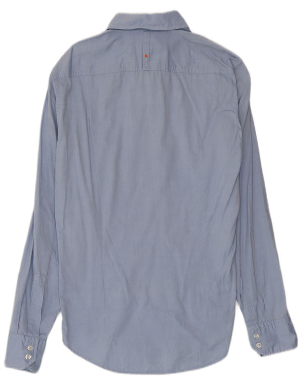 Hugo Boss Chemise Homme Petit Bleu Coton