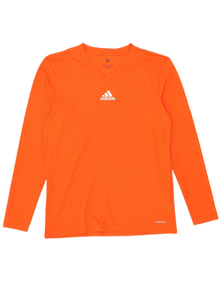 Adidas Mens Aeroready Top Long Sleeve Large Orange