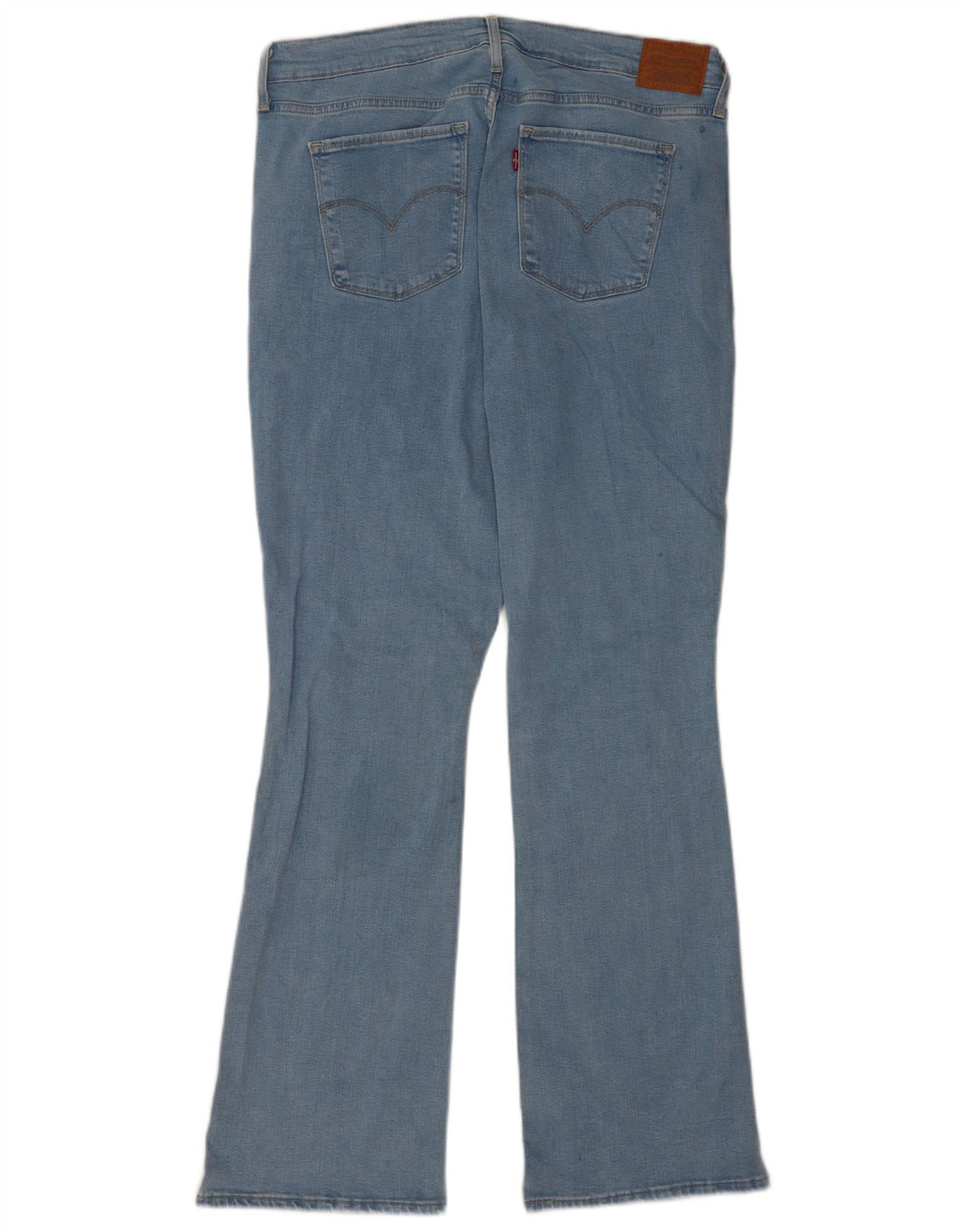 Levi's Womens 725 High Rise Bootcut Jeans W34 L32 Blue Lyocell