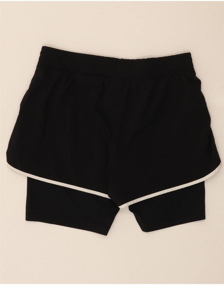 New Balance Womens Sport Shorts UK 8 Small Black Polyester