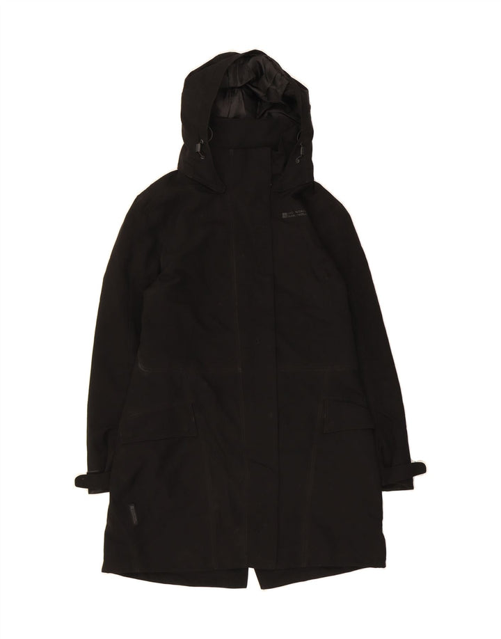 MOUNTAIN WAREHOUSE Womens Hooded Windbreaker Coat UK 14 Large Black Vintage Mountain Warehouse and Second-Hand Mountain Warehouse from Messina Hembry 
