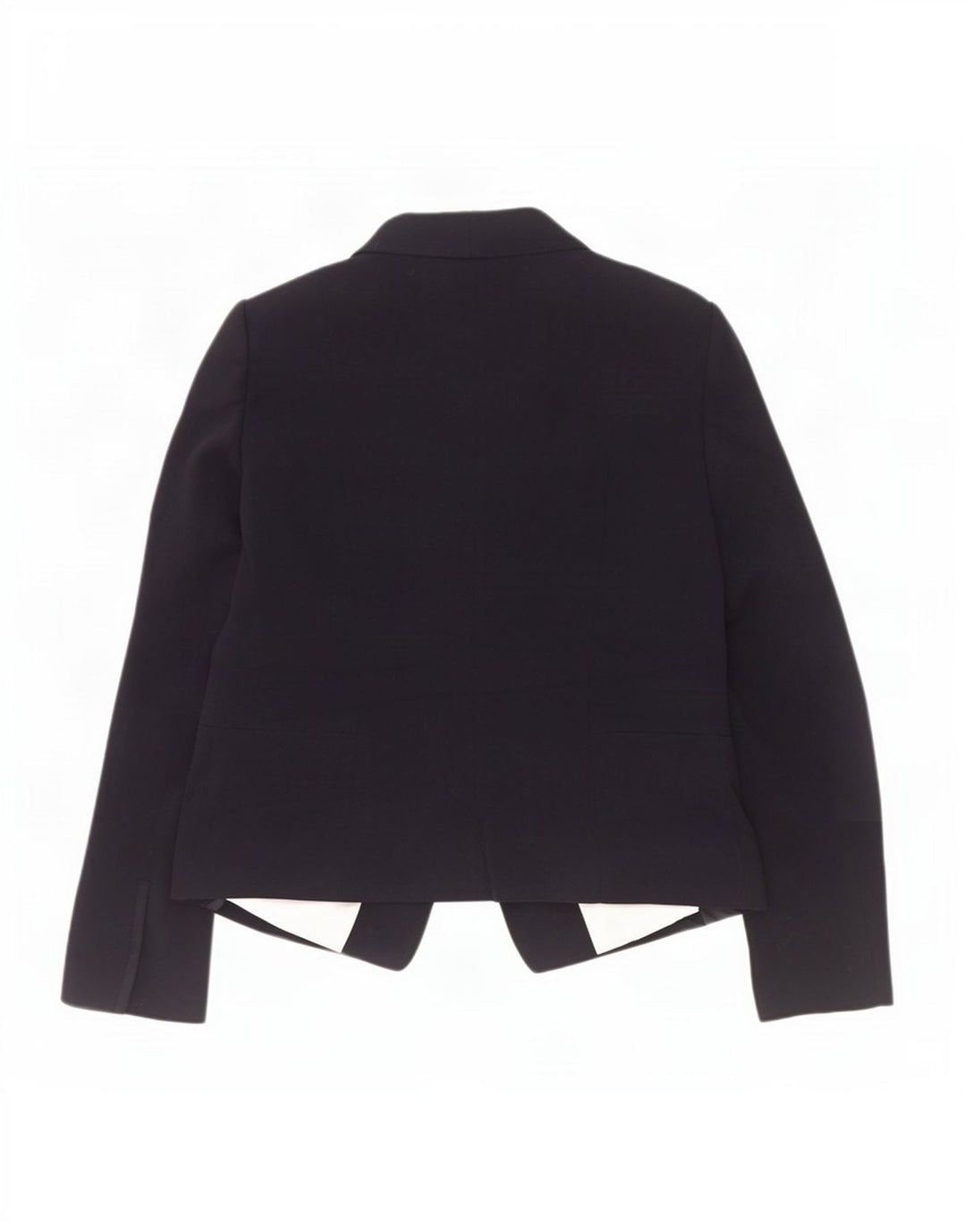Jaqueta blazer feminina Marks & Spencer com 1 botão Reino Unido 14 grande azul marinho