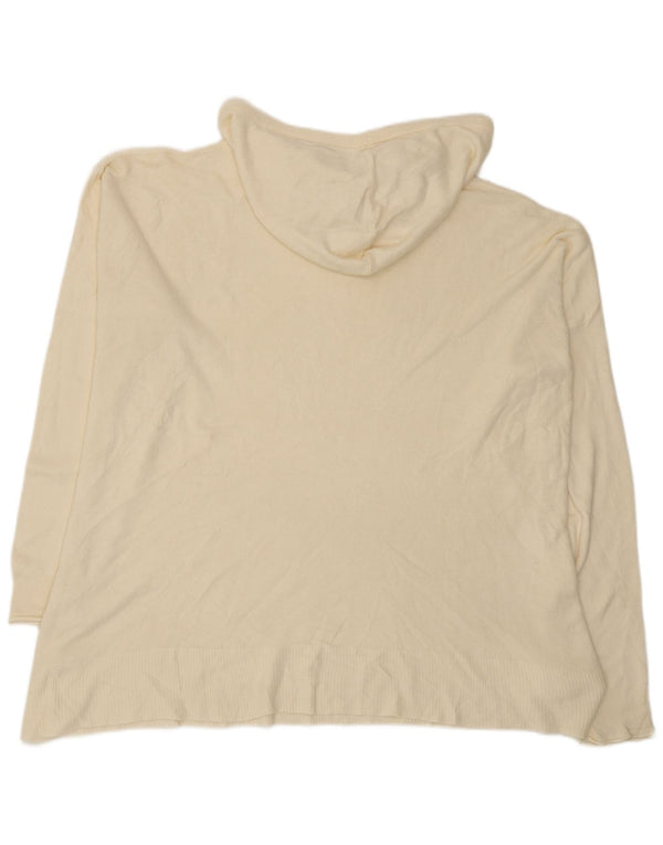 Marks & Spencer Damski sweter z kapturem, oversize, UK 18 XL, beżowy