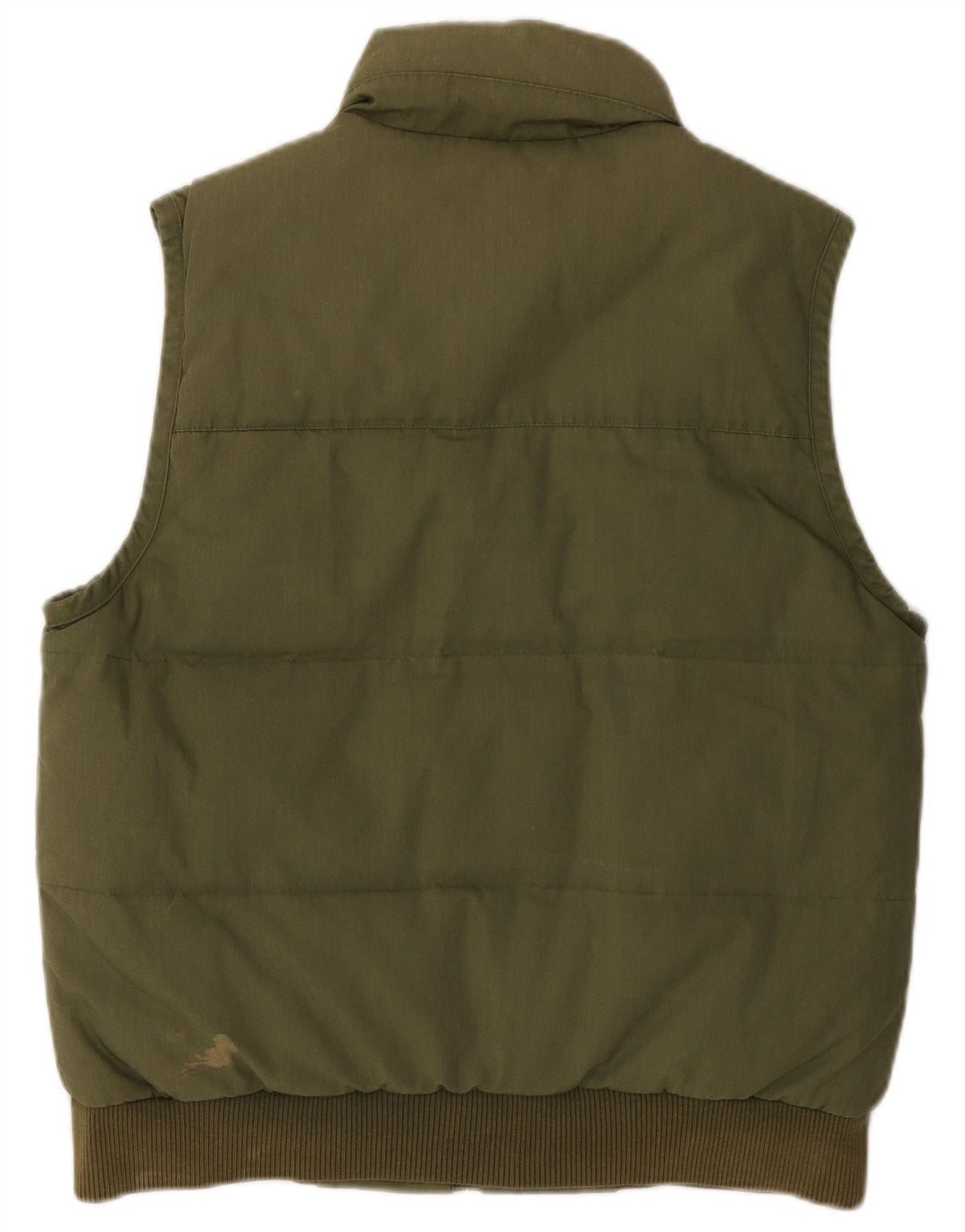 Levi's Mens Padded Gilet UK 40 Large Khaki Colourblock