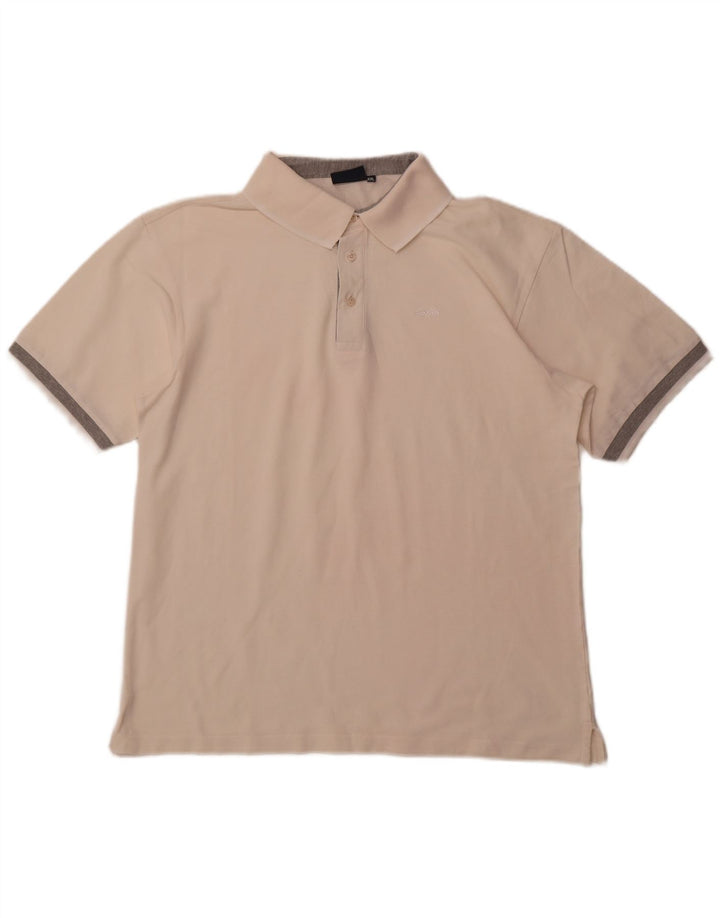 LOTTO Mens Polo Shirt 2XL White