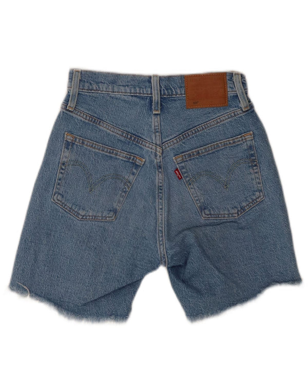 Женские джинсовые шорты Levi's 501 W23 2XS Синие, хлопок