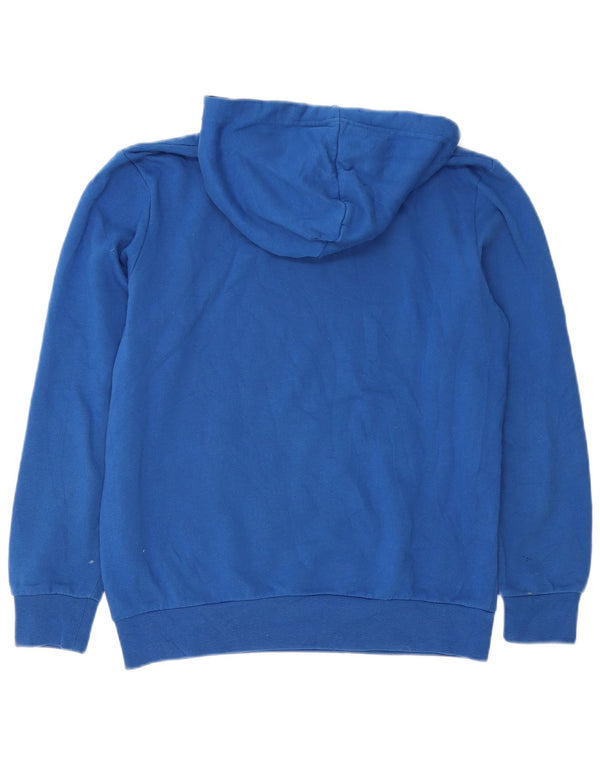 Asics Hombre Graphic Sudadera Con Capucha Jumper Azul Medio Algodón