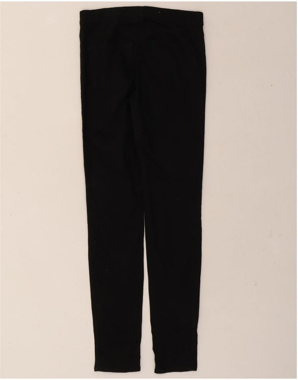 H&M Womens Leggings US 6 Medium  Black Cotton