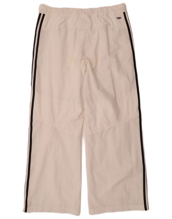 Adidas Womens Climacool Wide Leg Suit Trousers UK 18 XL W36 L32 White