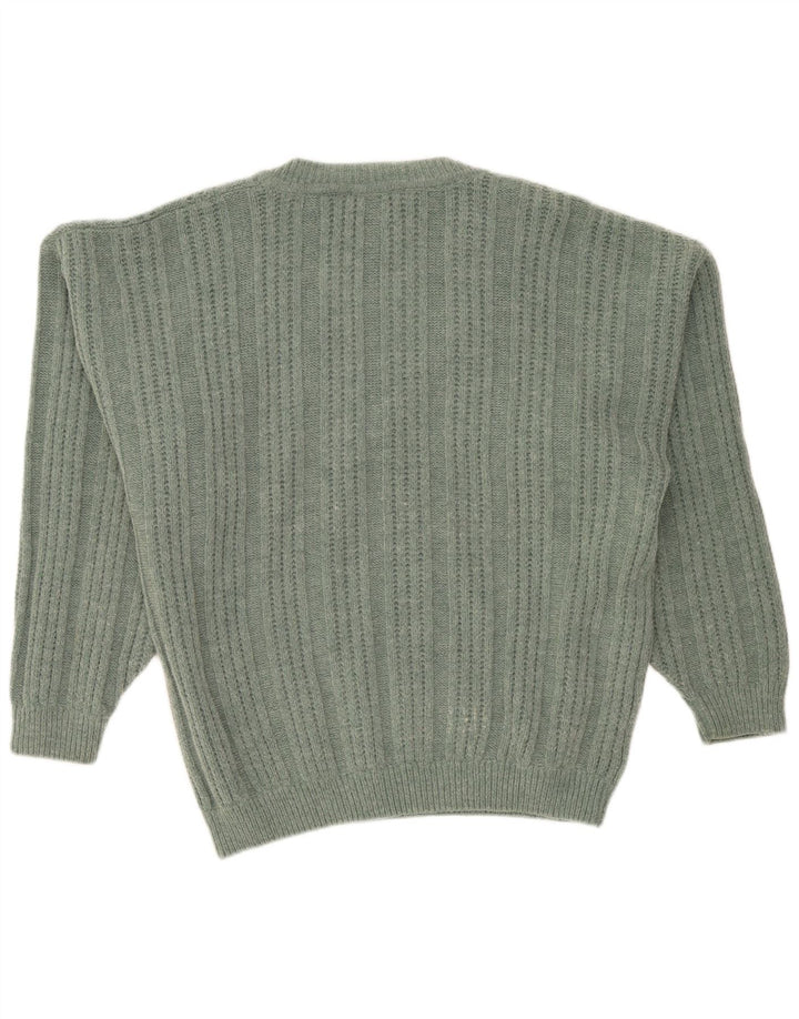 Xavier Pull Col V Homme XL Vert Laine