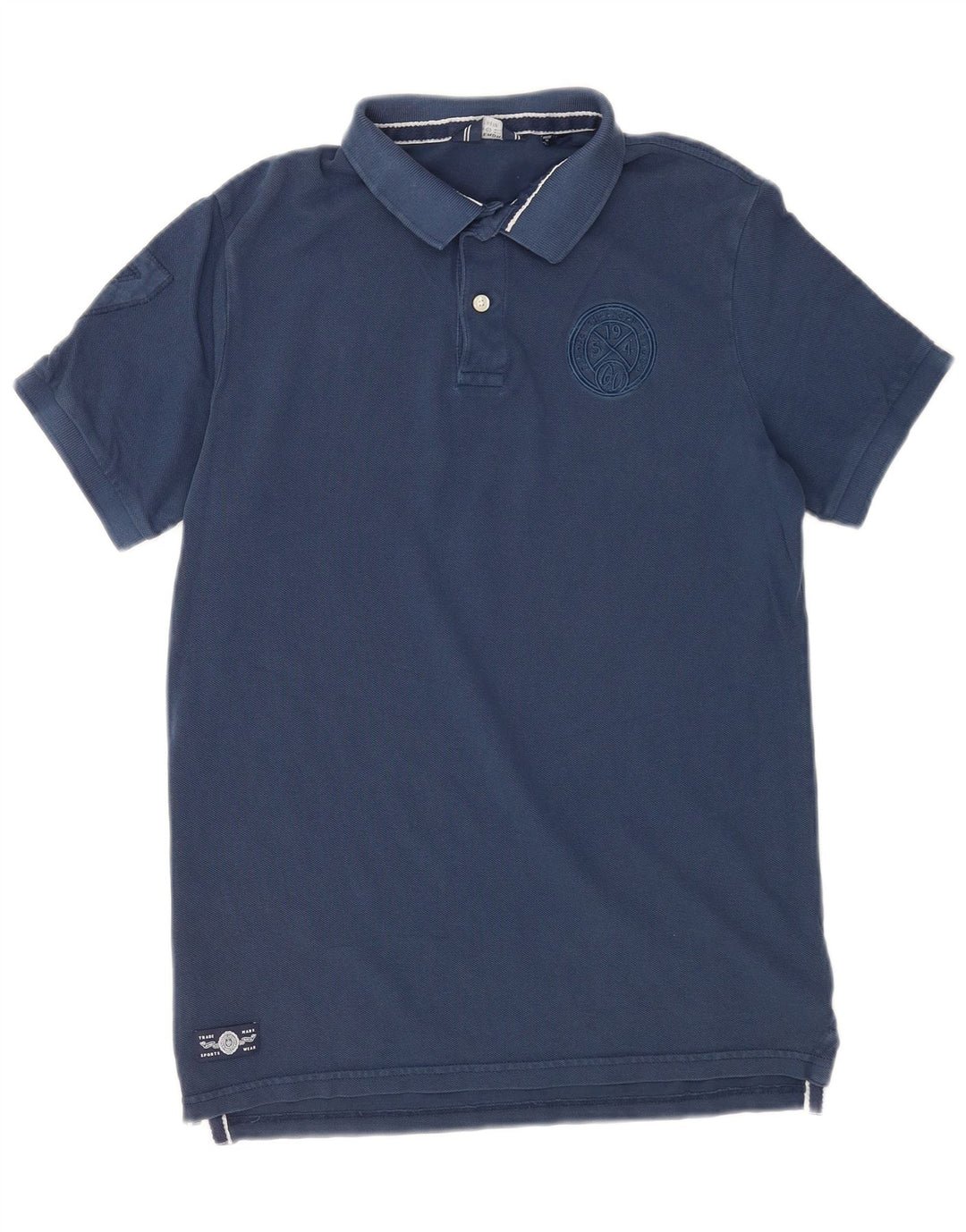 Superdry herre poloshirt Medium marineblå bomuld