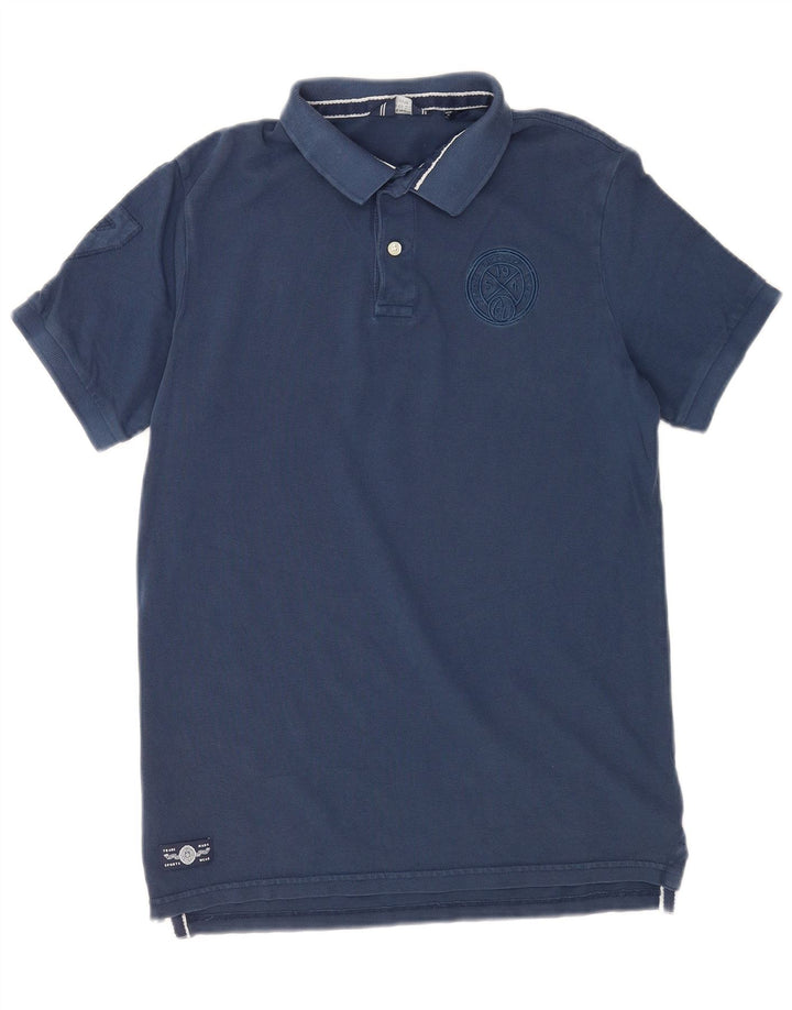 Superdry herre poloshirt Medium marineblå bomuld