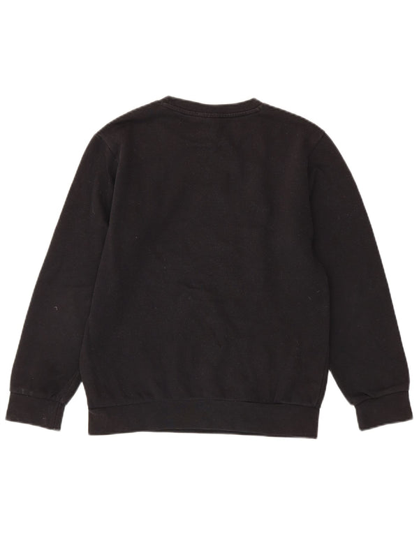 Chłopięcy sweter z grafiką Champion, 11-12 lat, duży, czarny, bawełniany